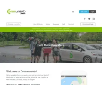 Vrtucar.com(Communauto) Screenshot