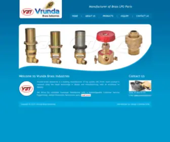 Vrundabrassind.com(Vrunda Brass Industries) Screenshot