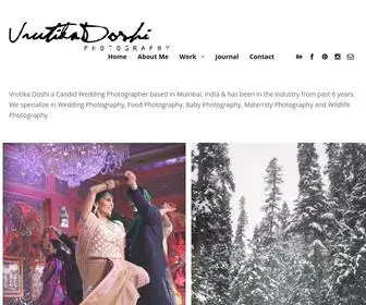 Vrutikadoshi.com(Vrutika Doshi) Screenshot