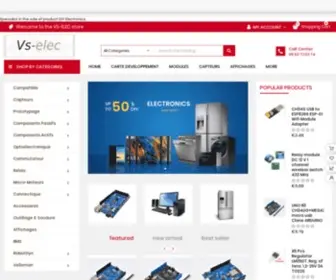 VS-Elec.fr(VS-ELEC spécialiste du DIY electronique) Screenshot
