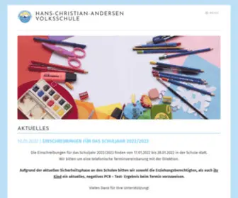VS-Landsteinergasse.com(Hans-Christian-Andersen Volksschule) Screenshot