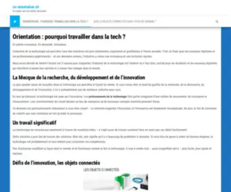 VS-Orientation.ch(Pourquoi travailler dans la tech) Screenshot