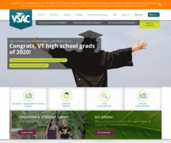 Vsac.org(Helping Vermont Students Prepare For College) Screenshot