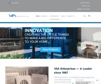 Vsaent.com(Explore durable VSA Handrail and railing Covers with modern plastic) Screenshot