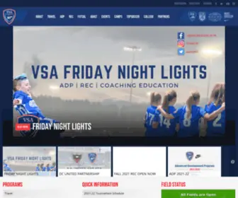 Vsaonline.org(Virginia Soccer Association) Screenshot