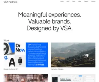 Vsapartners.com(VSA Partners) Screenshot