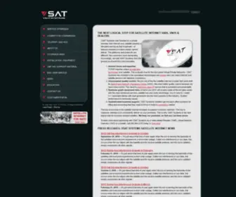 Vsat-SYstems.com(Satellite internet) Screenshot