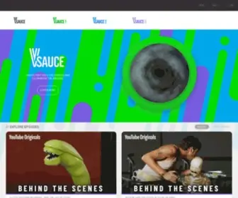 Vsauce.com(Vsauce) Screenshot