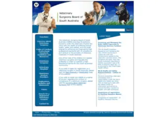 VSbsa.org.au(Veterinary Surgeons Board of South Australia) Screenshot