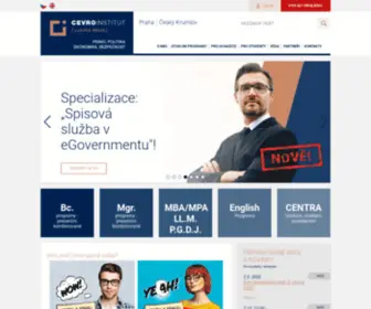 Vsci.cz(Vysoká škola CEVRO INSTITUT) Screenshot