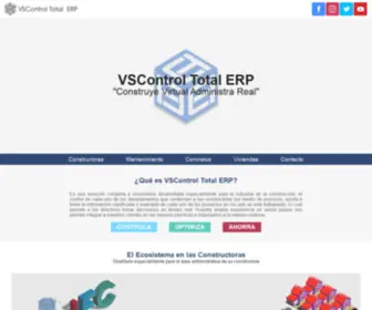 Vscontroltotal.mx(VSControl Total ERP) Screenshot