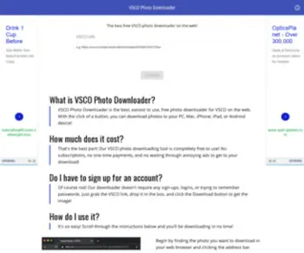 Vscophotodownloader.com(VSCO Photo Downloader) Screenshot