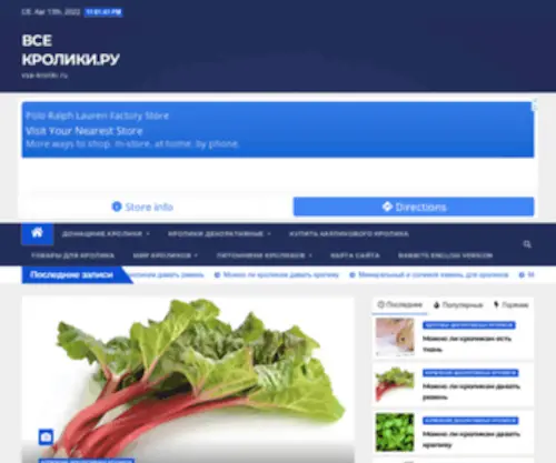 Vse-Kroliki.ru(Vse Kroliki) Screenshot