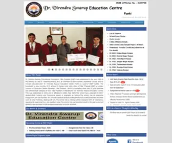 VsecPanki.co.in(Virendra Swarup Education Centre) Screenshot