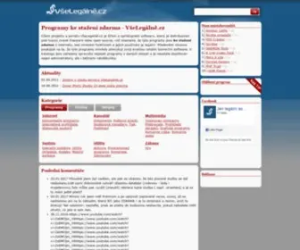 Vselegalne.cz(Programy ke stažení zdarma) Screenshot
