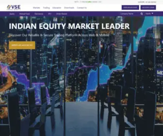 Vselindia.com(Vadodara Stock Exchange Ltd) Screenshot