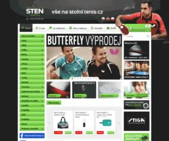 Vsenastolnitenis.cz(Vítejte v vše na stolní tenis.cz) Screenshot