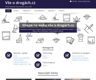 Vseodrogach.cz(Praktické informace o drogách) Screenshot