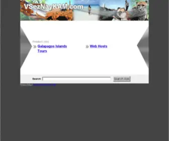 Vseznaykam.com(The Leading V Sez Nay KAM Site on the Net) Screenshot