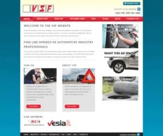 VSF.co.nz(Vehicle Service Foundation) Screenshot