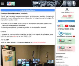 VSF.tv(Video Services Forum) Screenshot