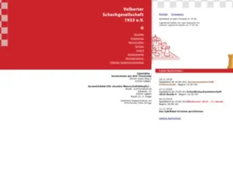 VSG1923.de(Velberter Schachgesellschaft 1923 e.V) Screenshot