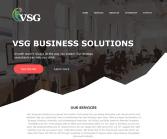 VSgbusinesssolutions.com(VSG) Screenshot