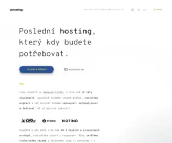 Vshosting.cz(Enterprise řešení na míru) Screenshot