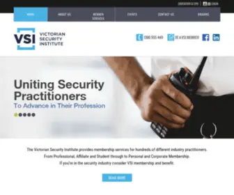 Vsi.org.au(Victorian Security Institute) Screenshot