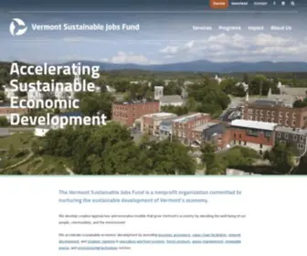 VSJF.org(Vermont Sustainable Jobs Fund) Screenshot