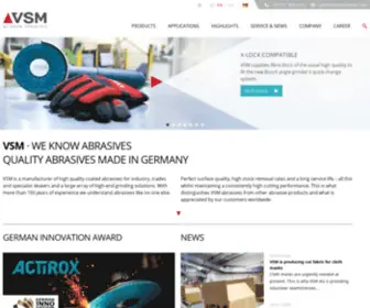 Vsmag.de(Abrasives for industrial applications from VSM) Screenshot