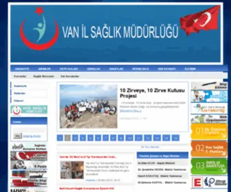 VSM.gov.tr(Van Sağlık Müdürlüğü Resmi Web Sitesi) Screenshot