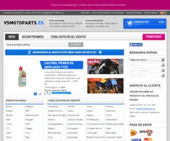 Vsmotoparts.es(Piezas para ciclimotores y scooteres) Screenshot
