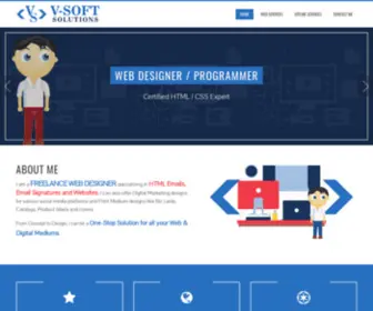 Vsoft.net.in(Freelance Web Designer) Screenshot