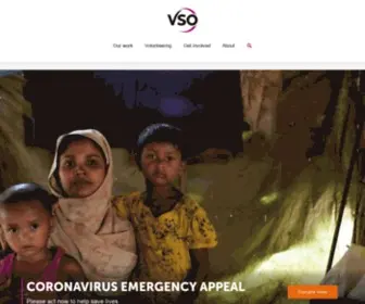 Vso.org.uk(VSO is the world’s leading independent international development organisation) Screenshot