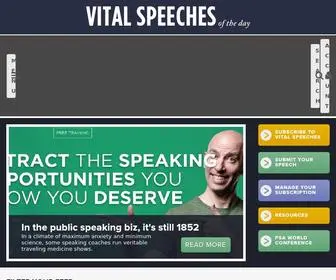 Vsotd.com(Vital Speeches) Screenshot