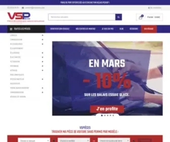 Vspieces.com(Pièces détachées pour voiture sans permis au meilleur prix) Screenshot