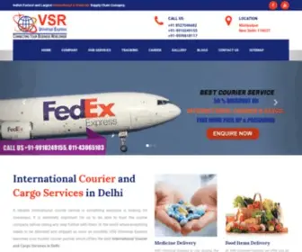 Vsruniversalexpress.com(Cheapest International Courier Services in Delhi) Screenshot