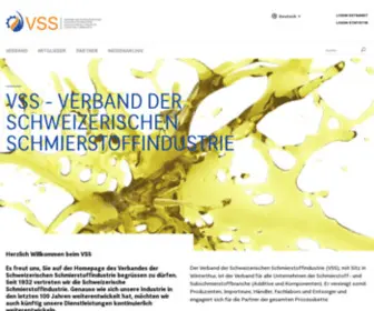 VSS-Lubes.ch(Verband der Schweizerischen Schmierstoffindustrie) Screenshot