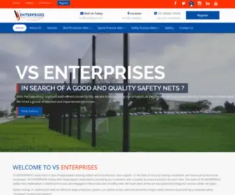 Vssafetynets.com(VS Enterprises) Screenshot