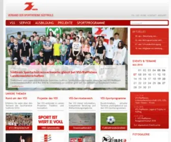 VSS.bz.it(Verband der Sportvereine Südtirols) Screenshot