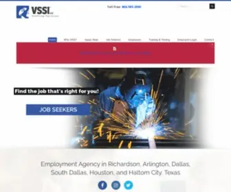 Vssillc.com(Employment Agency in Richardson) Screenshot