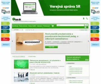 VSSR.sk(Verejná správa SR) Screenshot