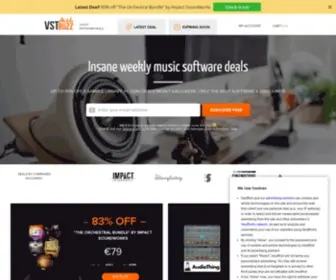 VStbuzz.com(Music Software Deals) Screenshot