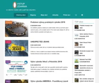 Vstupzdarma.cz(Vstup zdarma) Screenshot