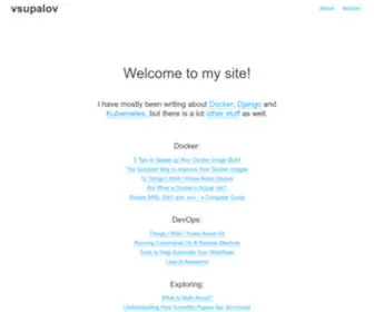 Vsupalov.com(Nginx) Screenshot