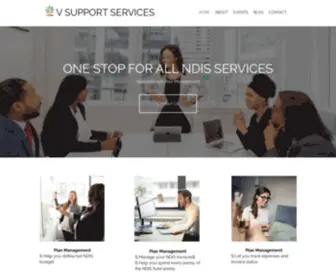 Vsupportservices.com.au(NDIS plan management) Screenshot