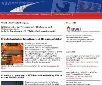 Vsvi-BLNBBG.de(Und Verkehrsingenieure in Berlin) Screenshot