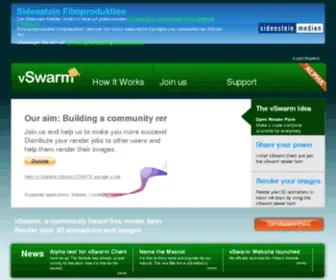 Vswarm.com(Free Render Farm) Screenshot