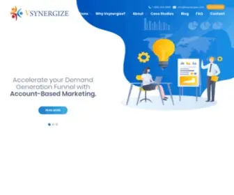 VSynergizeoutsourcing.com(BPO, RPA & B2B Lead Generation Company) Screenshot